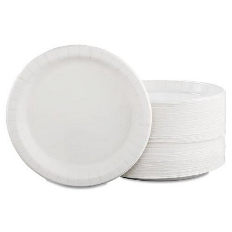  Basic Paper Dinnerware, Plates, White, 8.5 Diameter,  125/Pack, Sold as 125 Each : Health & Household