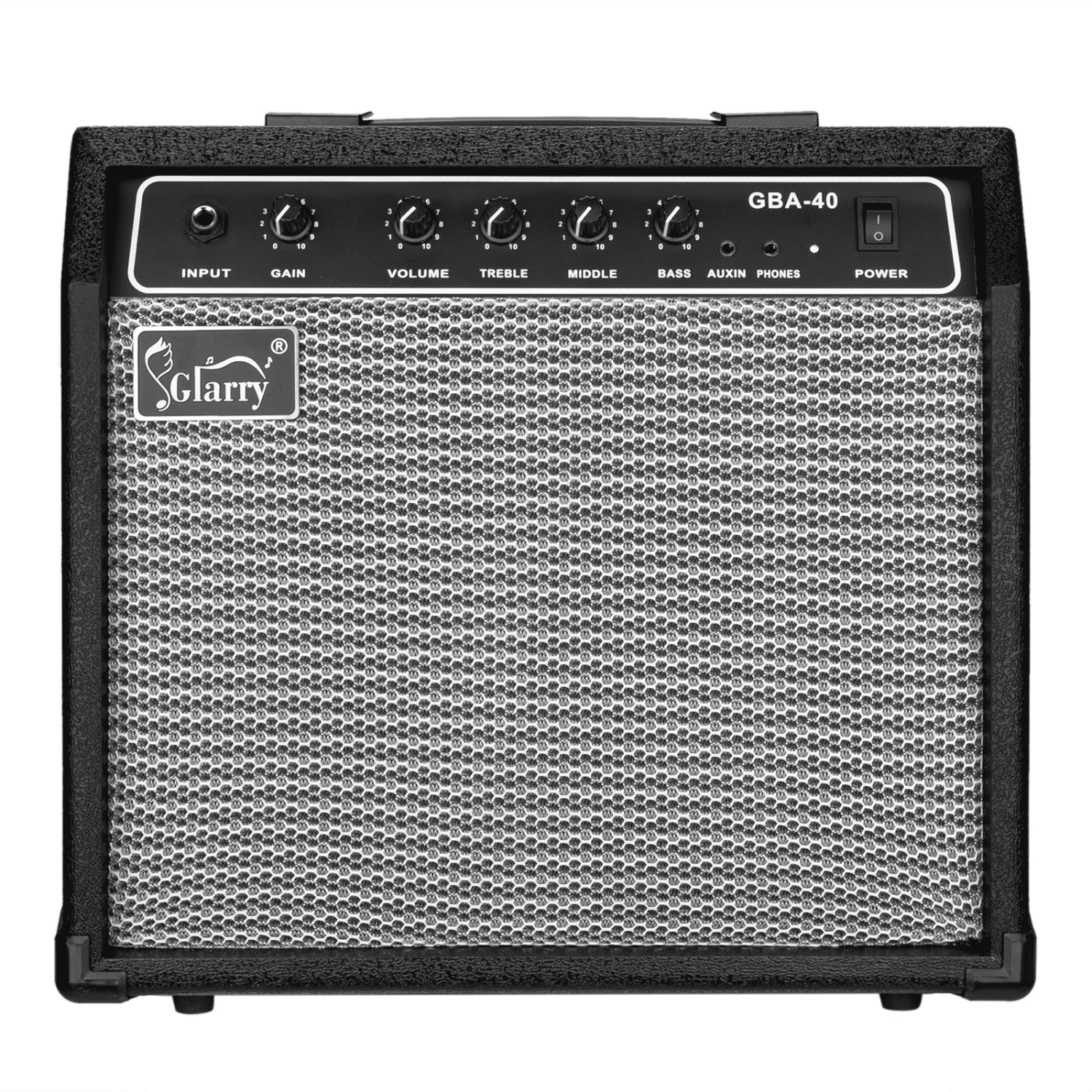 Hassch 40W Electric Bass Guitar Amplifier, Portable Bass Amp, Black