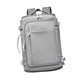 thumbnail image 5 of Mochila de viaje grande para mujer y hombre, bolsa de lona, ​​bolsa de almacenamiento, mochila informal Gris, 5 of 9