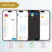 INEVIFIT Smart Body Fat Scale with Bluetooth and Free INEVIFIT APP - White