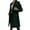 Green, variant on Fesfesfes Coat for Womens Warm Faux Coat Cardigan Winter Solid Long Sleeve Outerwear