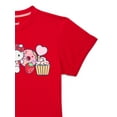 thumbnail image 7 of Wonder Nation Hello Kitty Girls Graphic Tee with Short Sleeves, Sizes 4-16, 7 of 7