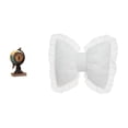 thumbnail image 1 of Figura de escritorio,Reloj de mesa con figura de globo terráqueo,decoración para oficina y hogar,Cojín con lazo bonito,Cojín con forma de lazo,lindo cojín decorativo con lazo,Funda de, 1 of 8