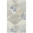 thumbnail image 7 of Nourison Pompeii Nature Ivory Grey Blue 3' x 5' Area Rug (3x5), 7 of 7