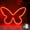 Red, variant on Apmemiss Clearance Butterfly Neon Signs, Butterfly LED Light USB or 3-AA Battery Powered Operated, Light Decor Butterfly Neon Wall Art for Bedroom Table Wedding Birthday Party Home Decor Gifts