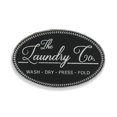 thumbnail image 1 of Cheungs 5580BK Calix Rustic Laundry Co Sign, Black, 1 of 1