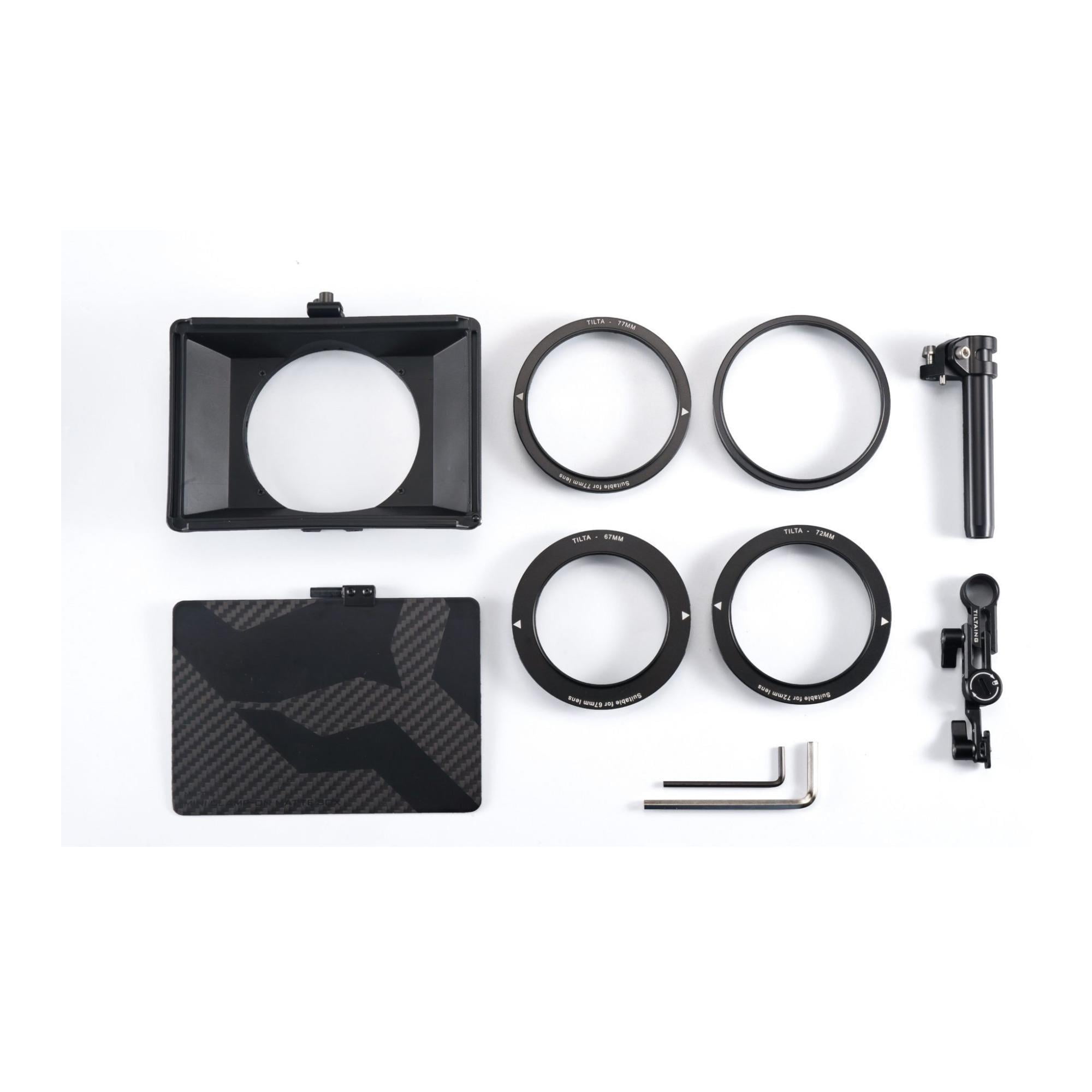 その他 TILTA Matte Box - MB-T15 Amazon.com: Tilta Mini Matte Box | 15mm Rod Adapter & 4 Lens