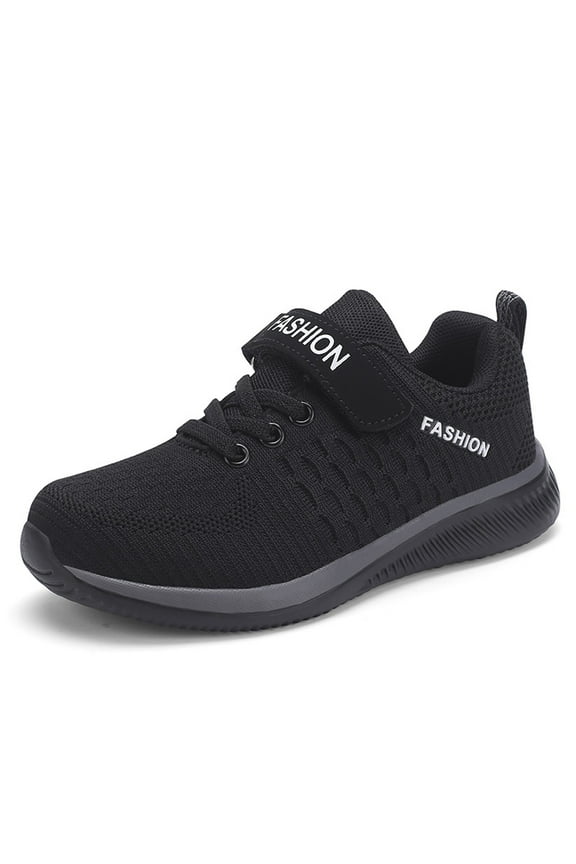 Children's Fashion Solid Color on Shoes Girls Mesh Flying Woven Sneakers Toddler Shoes 4C for Boys and Girls Size 2 Shoes for Girls Comfortable Breathable Running