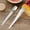 Silvery#3, variant on Stainless Steel Ice Cream Spoon-Flat Top Dessert & Cake Serving Spoon-Long Handle Mixing Spoon-3 Sizes (Small 5.51",Medium 7.01",Large 7.72")-Elegant Kitchen Utensil