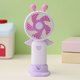 thumbnail image 5 of Handheld Mini Fan USB Rechargeable Quiet Portable Fan With LED Lights Cute Fan For Kids Daily Use, 5 of 8