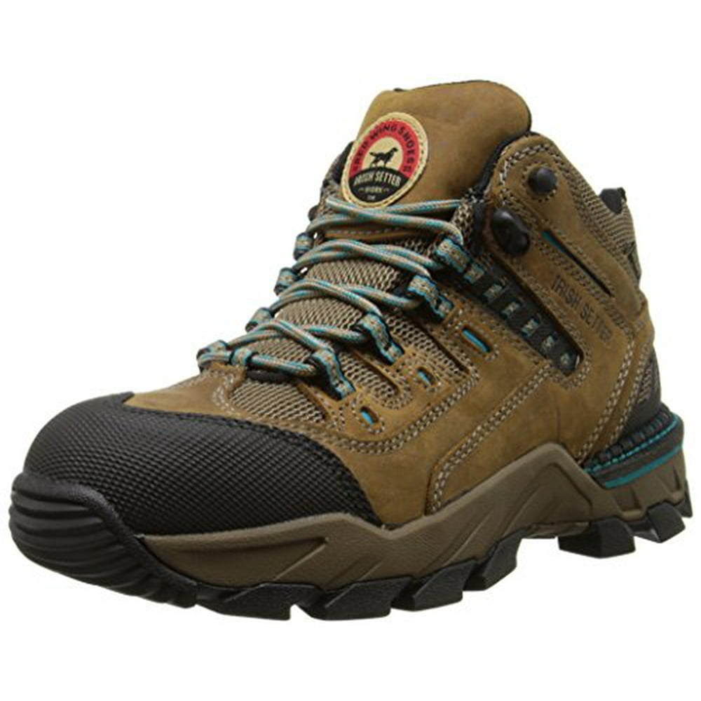 Irish Setter - Irish Setter Work Women's 83204 Two Harbors Work Boot, Brown/Teal, 7 D US