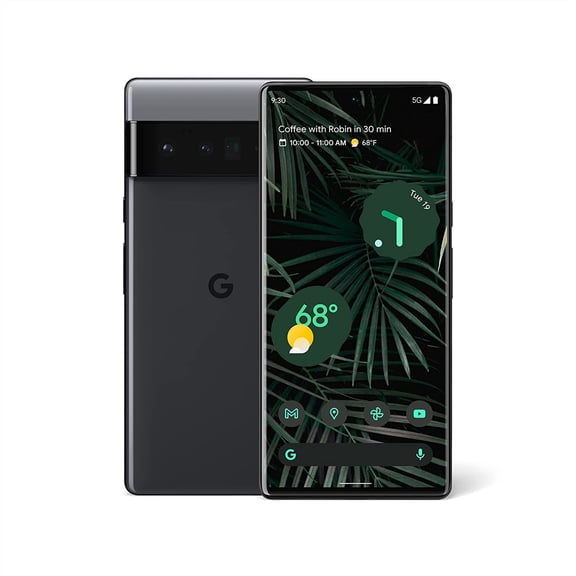 Restored Google Pixel 6 Pro G8V0U (Fully Unlocked) 256GB Stormy Black (Refurbished)