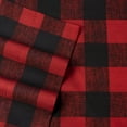 thumbnail image 6 of Sweet Home Collection 1800 Series Buffalo Plaid Black and Red 4 Piece Bed Sheet Set - Twin XL, 6 of 6