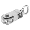 thumbnail image 4 of Lifting Rope Pulley Practical U-type Fixed Pulley Wire Rope Pulley Roller, 4 of 9
