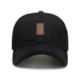 thumbnail image 3 of POINTERTECK Mesh Baseball Cap Golfs Trucker Hat Breathable Snapback Visor Mesh Plain for Outdoor New, 3 of 10