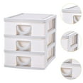 thumbnail image 6 of deevoka 3-tier Desktop Storage Box Sundries Holder for Cosmetics Stationery Home Use Grey, 6 of 9