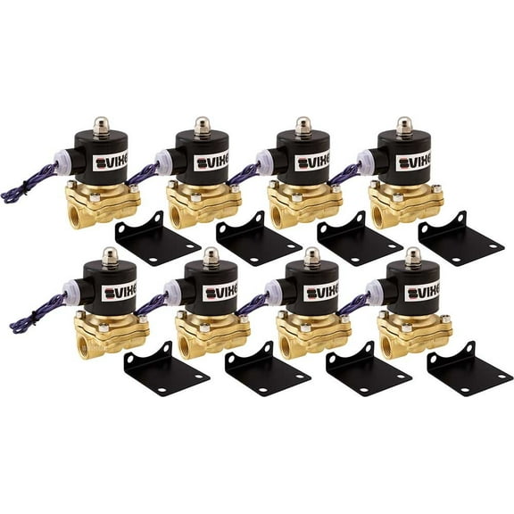 Vixen Air 1/2" NPT Air Ride Suspension High Flow Normally Closed Electric Air Valve (Solenoid) 210 PSI Four Corners VXF2012-8