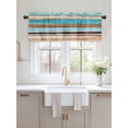 thumbnail image 2 of Valances for Windows Abstract Board Rod Pocket Cafe Window Treatments Valance Curtains for Kitchen Bathroom Laundry Basement Windows 60"x14", 2 of 9
