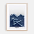 thumbnail image 2 of Japanese Wall Art Wabi Sabi Painting Ocean Wall Art Minimalist Print Navy Blue Japandi Art chinoiserie poster - Japan Painting Waves Ocean Seascape Nautical Unframed Wall Art Print 12 x 16 inches, 2 of 16