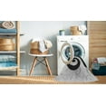 thumbnail image 2 of Ahgly Company Machine Washable Indoor Square Transitional Light Black Area Rugs, 4' Square, 2 of 7