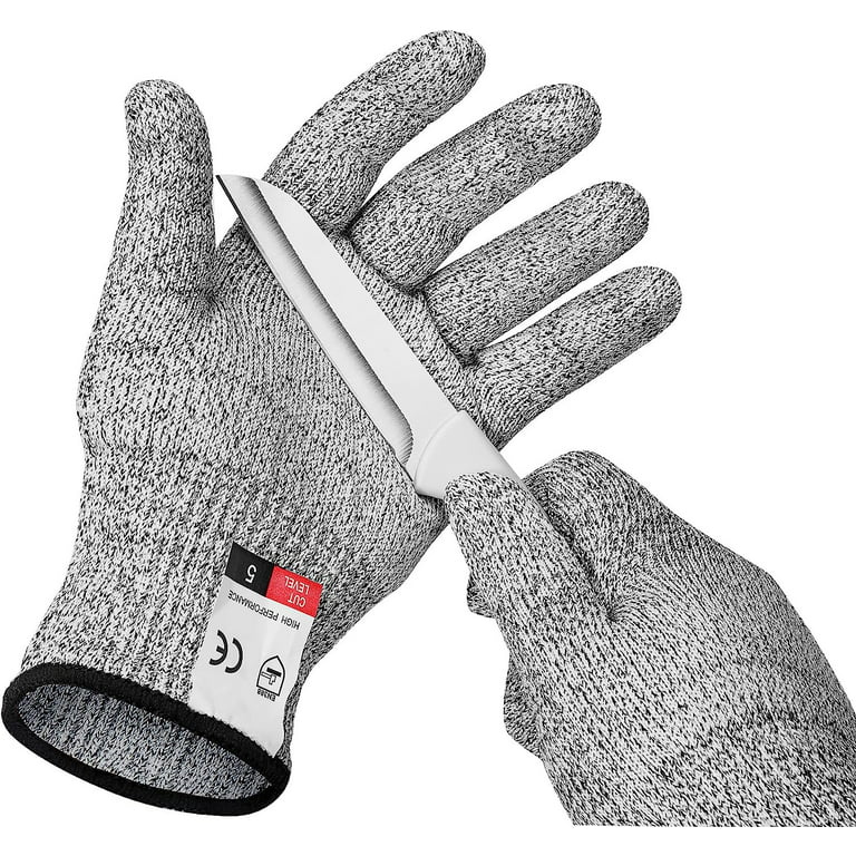 Cut Resistant Gloves, Food Grade Safety Gloves Kitchen Anti Cut Gloves for  Cutting, Level 5 Proof Cutting Work Gloves