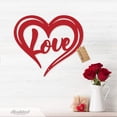 thumbnail image 3 of Valentine’s Day Heart Love Sign | Romantic Metal Wall Décor | Indoor & Outdoor Steel Decoration (B-16x18), 3 of 7