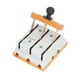 thumbnail image 3 of Interruptor de cuchilla de 380V 100A, interruptor eléctrico ignífugo de doble tiro de 3 polos, 3 of 14