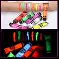 thumbnail image 4 of 10ml Halloween Glow Pop In Dark Face Black Light Paint Uv Neon & Body Crayon Kit Fluorescent Makeup Marker Christmas, 4 of 5