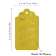 thumbnail image 5 of Inkdotpot Real Gold Foil Happy Diwali Tags Favor Hang Paper Tags 50 Pieces, 5 of 6