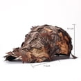 thumbnail image 4 of Fewfanhot Unisex Outdoor Bionic-Leaf Camouflage Baseball Cap, Breathable Sun Hat for Hiking Camping and Nature Adventures, 4 of 4