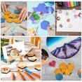 thumbnail image 3 of GAXIRE 50Pack Wood Hexagon Shapes Hexagonal Chip Beige Decorations For Birthday Parties And Events, 3 of 6