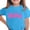Blue, variant on Graphic T-Shirt Girls Orange Mama Short Sleeve Soft Polyester Spandex Varsity Style Casual Crewneck Top for Kids 4-12,Size 7-8T