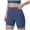 Navy, variant on felwors Women 6" No Front Seam High Waist Biker Shorts Buttery Soft Booty Flattering Yoga Workout Shorts Pink for Size L