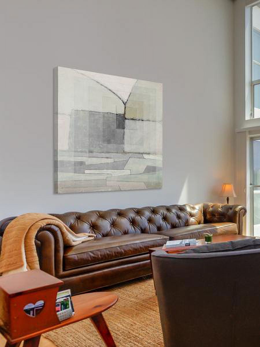 "Squares Layered" Painting Print on Wrapped Canvas