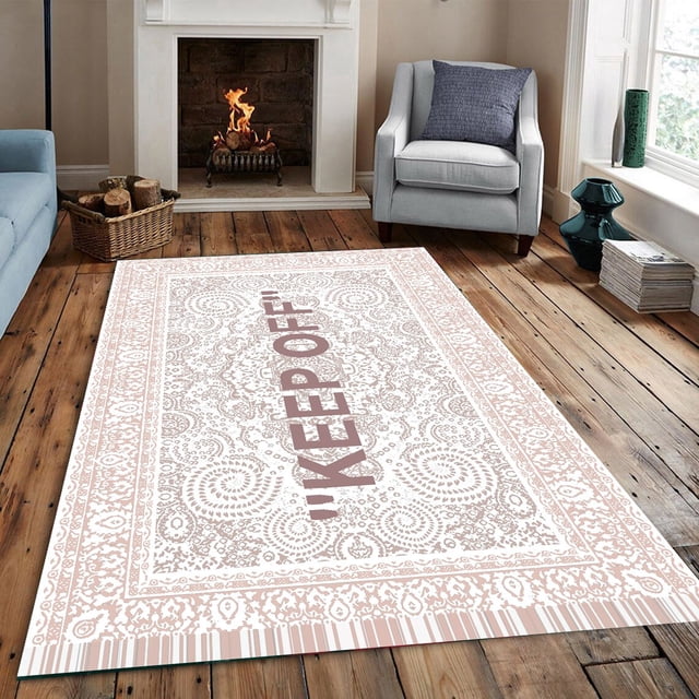 EllEP OFF-Tapis de Sol en Polymères Imprimés en Cachemire, pour Salon, Chambre à Coucher, oral et, Baie Vitrée, Cadeau d'Halloween et de Noël1160x90cm (23x35 in) zhangyuxiang unisex