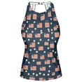 thumbnail image 3 of Women's Printed Tankini Top - High Elasticity Slim-Fit Swimsuit with Removable Straps & Cups, Perfect for Beach & Pool Parties，Flags, 3 of 7
