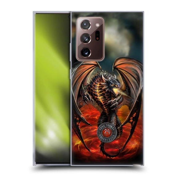 Head Case Designs Officially Licensed Anne Stokes Dragons Lava Soft Gel Case Compatible with Samsung Galaxy Note20 Ultra / 5G