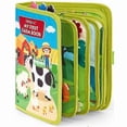 thumbnail image 5 of Children's Farm Animal Early Education Learning Board Fruit Tree Story Book Felt Busy Board, 5 of 5