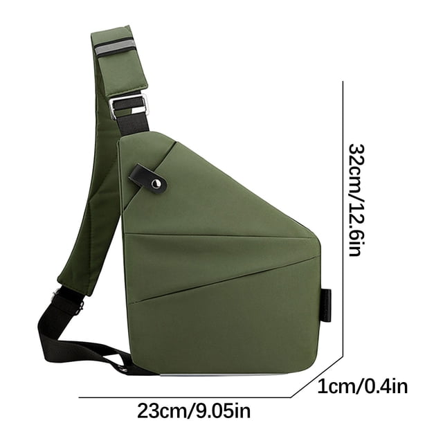 Bolso de Hombro Izquierdo de los Hombres, Bolso de Peito de Nylon, Ligero de los Hombres, Simple, de Gran Capacidad, Inclinado Casual. Por Favor Elija Bolso de Hombro Bolso de Hombro para Hombres