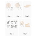 thumbnail image 6 of Huhudde Sticky Bra,Backless Strapless Push Up Bra,Silicone Adhesive Bra Invisible Lift Up Bras Invisible Sticky Boob Bra Gifts, 6 of 10