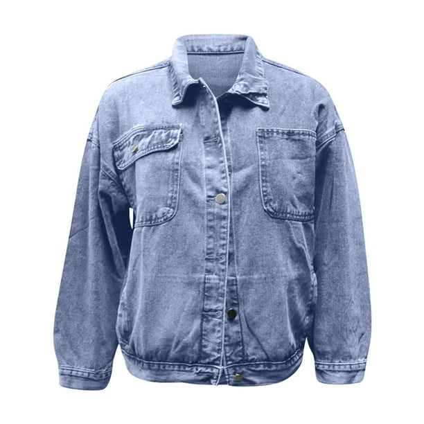 新品未使用OVER SIZE DENIM JACKET WITH CULOTTE Oversized Denim Jacket | boohoo CA
