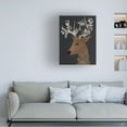 thumbnail image 3 of Fab Funky 'Deer White Flowers' Canvas Art, 3 of 3