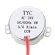 thumbnail image 2 of Sincrónico Sincronizar Motor Eléctrico Sincronizar Motor Placa Giratoria Motor Copa Girador Motor AC 24V 5-6RPM 50-60Hz CCW 4W, 2 of 4