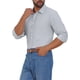 thumbnail image 4 of CAMISAS DE NEGOCIO DE MANGA LARGA CON BOTONES PARA HOMBRES DE RAYAS INSPIRADORAS L GRIS, 4 of 6