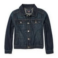 thumbnail image 1 of Boys' Denim Jacket, Dk Stonedm, XS (4), 1 of 2
