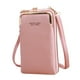 thumbnail image 1 of Bolso bandolera para teléfono celular jinwen Monedero del teléfono celular Rosa, 1 of 8