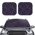 thumbnail image 2 of Balery Colorful Insects Parasol para parabrisas de coche de 2 piezas | Parasol plegable para parabrisas delantero de coche para la mayoría de sedanes-Large, 2 of 6