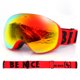 thumbnail image 1 of Gafas de esquí para adultos con revestimiento electrochapado, doble antivaho, cilíndricas, esféricas, con intercambio magnético, 1 of 5