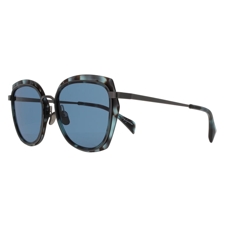 Yohji Yamamoto Blue Acetate Glasses  (Frames) Yohji Yamamoto YO-1057992 Unisex Blue Optical Frame Acetate  main image 4