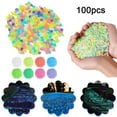 thumbnail image 2 of Glow in The Dark Pebbles Outdoor,100PCS Glow in The Dark Pebbles,Garden Pebbles Rocks Indoor Outdoor Decor,Glowing Rocks for Garden, Walkway, Pathway, Yard G0H9, 2 of 8